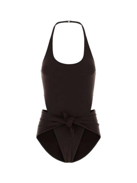 Alaïa Alaia Women Chocolate Stretch Nylon Swimsuit
