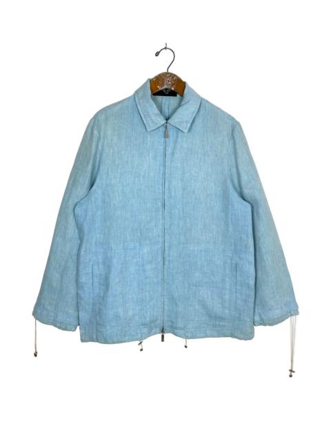 Other Designers Vintage - Rare‼️ Laurel Jeans Zipper Jacket Lampo Zip