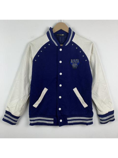 Other Designers Japanese Brand - Banana Chips Varsity Jacket Nice Design
