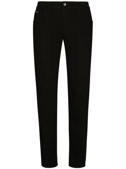 Dolce & Gabbana Men Jeans With Application