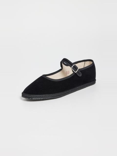 ViBi Venezia Mary Jane Nero Flats