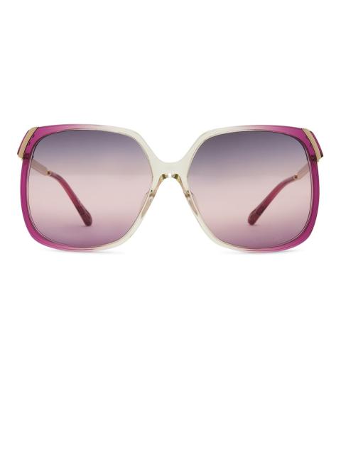 GENTLE MONSTER Orah C1 logo-plaque sunglasses | REVERSIBLE