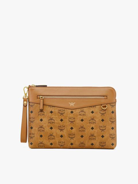 MCM Diamond Wristlet Pouch in Visetos