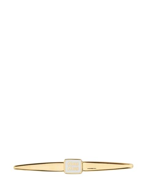 Miu Miu Miu Miu Women Gold Metal Hair Clip