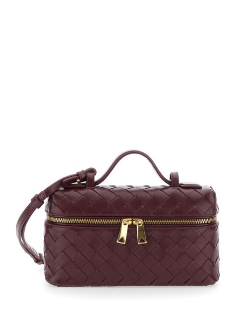 Bottega Veneta Bottega Veneta Women 'Bang Bang' Bordeaux Crossbody Bag With Adjustable And Removable Strap And Intr