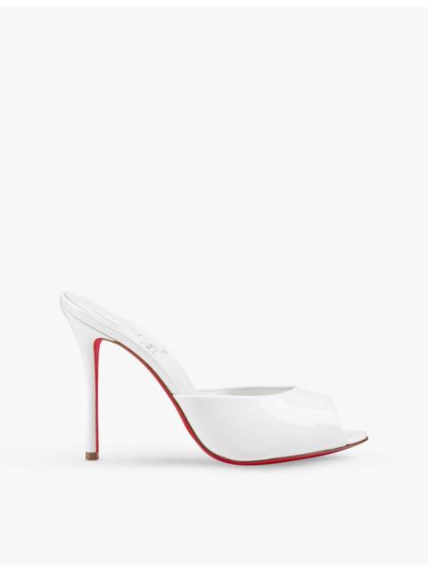 Christian Louboutin Dolly 100 Patent-Leather Heeled Courts