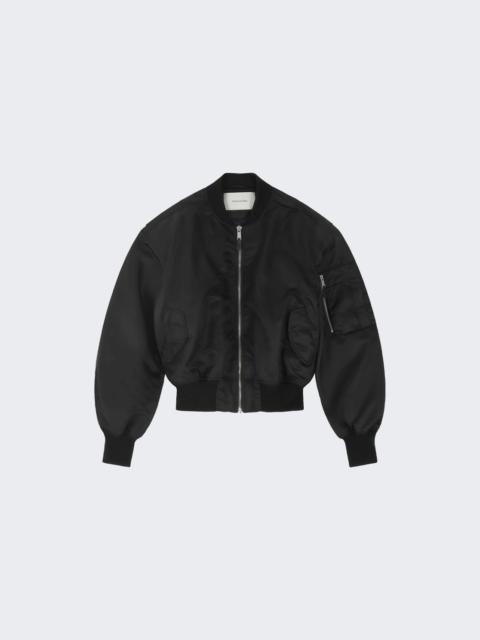 entire studios Cropped Broad Bomber Jacket Oil