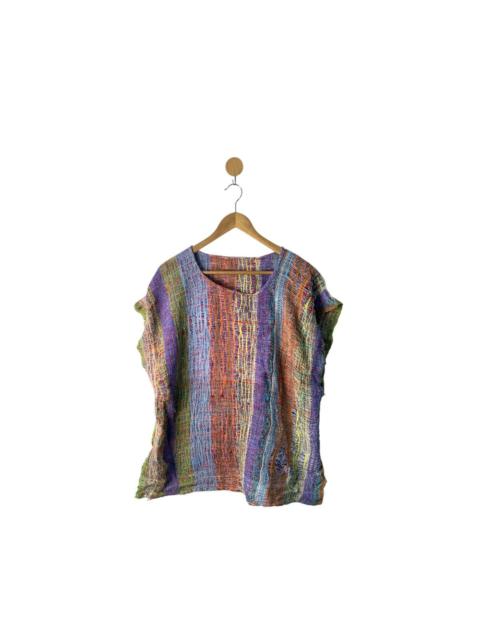 Other Designers Vintage - Textured Noro Knitting Multicolor Shirt Women Pattern Coogi