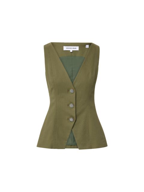 VERONICA BEARD AVALINA V-NECK VEST