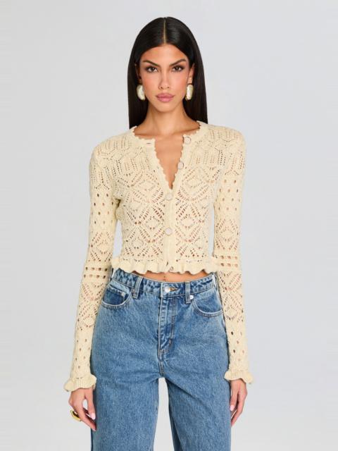 RETROFÊTE GIULIANA CROCHET CARDIGAN