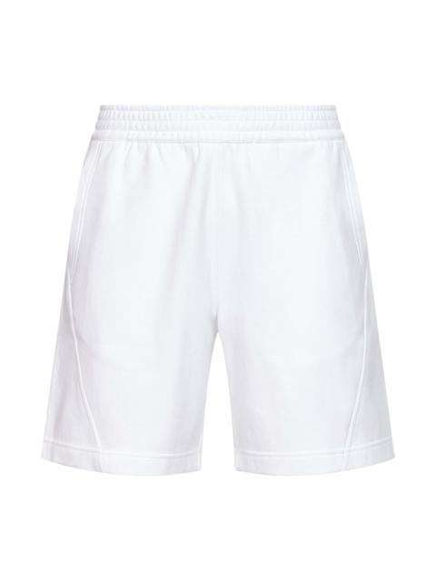 Givenchy Givenchy Men White Brushed Cotton Couture Seam Bermuda Shorts