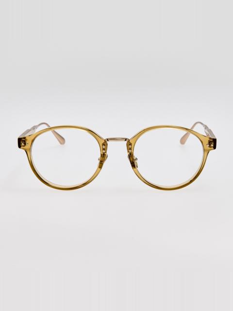 LINDA FARROW Marco Optical in Khaki
