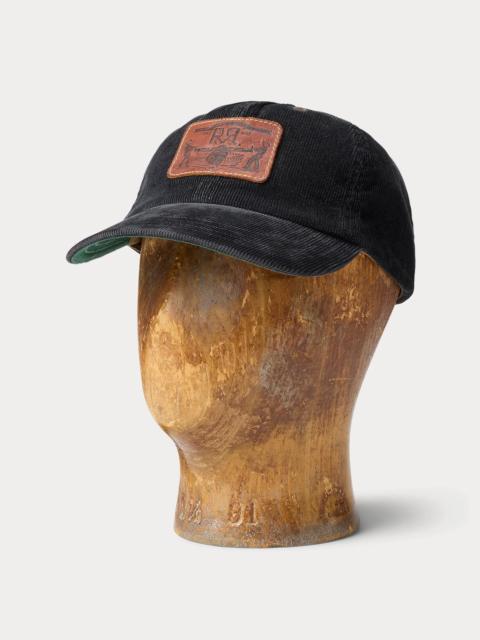 RRL by Ralph Lauren Leather-Patch Corduroy Trucker Cap