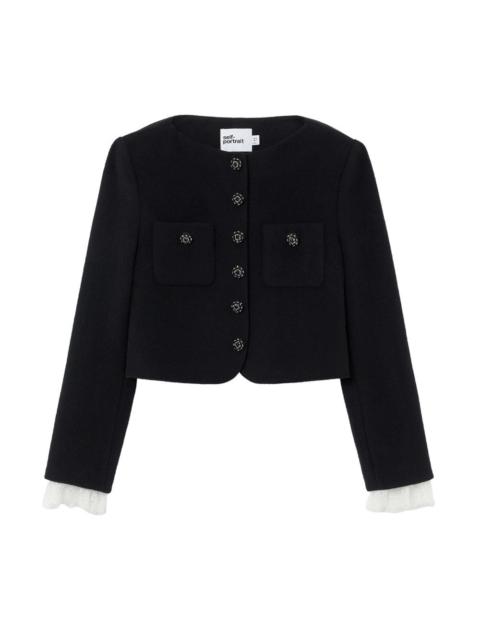 self-portrait Self-Portrait Women Button Down Jacket