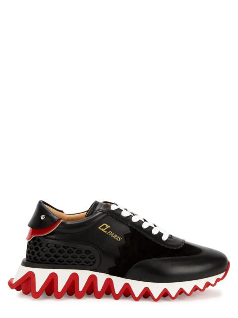 Christian Louboutin Loubishark Donna Black Leather Sneakers
