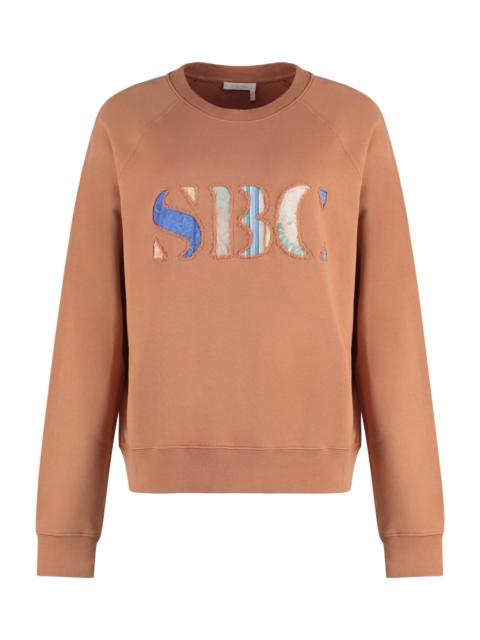 See by Chloé Cotton Crew-neck Sweatshirt