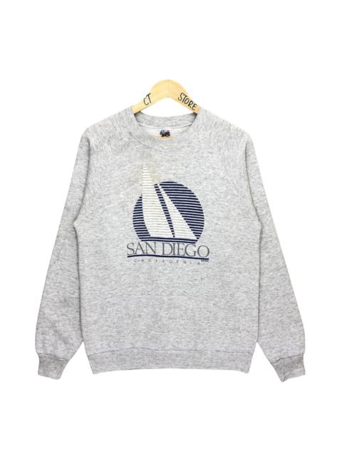 Other Designers Vintage - Vintage San Diego California Big Print Crewneck Sweatshirt
