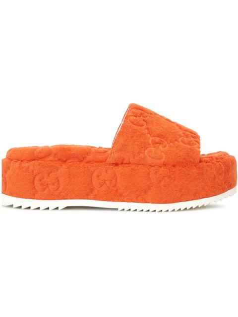 GUCCI Gucci GG Platform Sandal Orange (Women's)