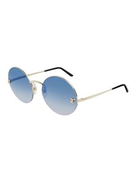 Cartier Cartier Panthere de Cartier Blue Round Ladies Sunglasses CT0022S 007 58