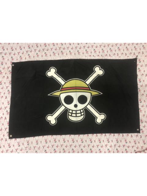 Anime One piece Mugiwara straw hat pirates flag