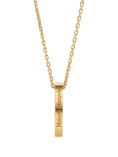 Maison Margiela Maison Margiela Women Logo Ring Pendant Necklace