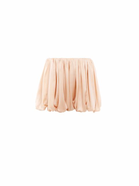 Chloé MINI BLOOMER SHORTS IN SILK CHARMEUSE