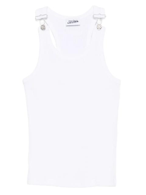 Jean Paul Gaultier ribbed tank top