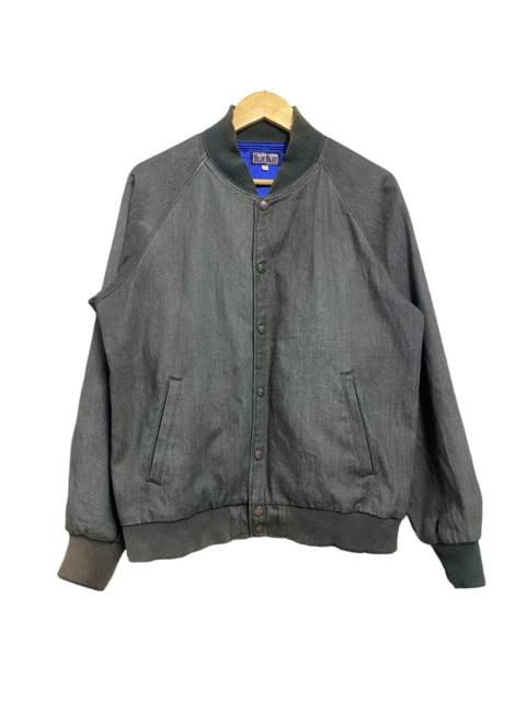 Blue Blue Japan Vintage BLUE BLUE Denim Varsity Jacket