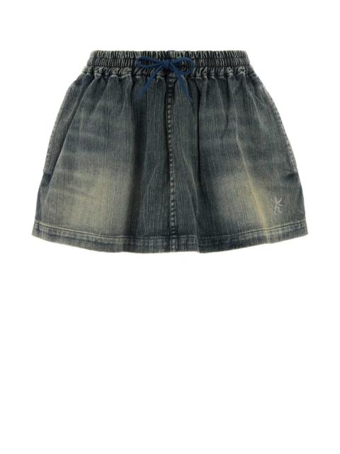 BALENCIAGA Balenciaga Women Denim Mini Skirt