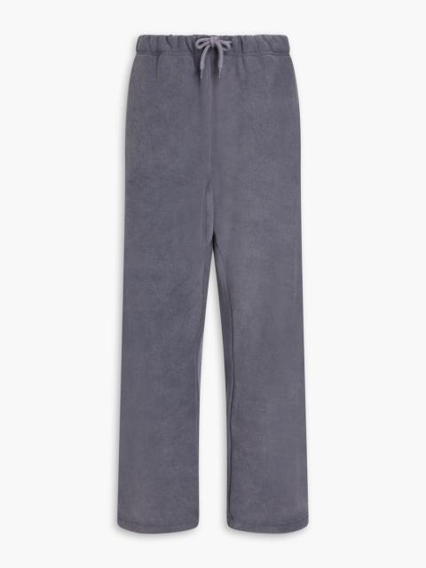 Alexander Wang French cotton-terry track pants