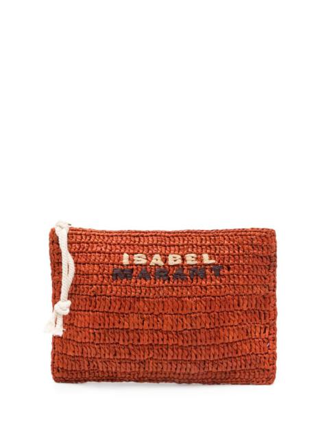 ポーチ Isabel Marant Pochette Praia In Rafia Isabel Marant Isabel Marant Women Praia Rafia Pouch