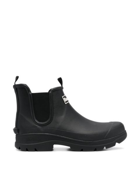 Barbour LOGO-PATCH ANKLE BOOTS
