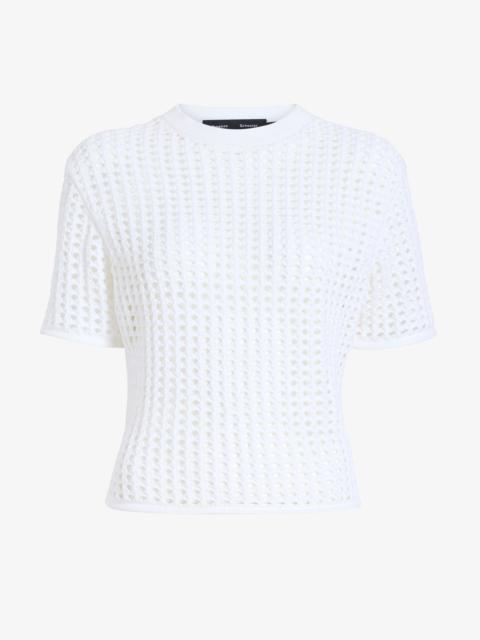 Proenza Schouler Kimia Top in Open Crochet