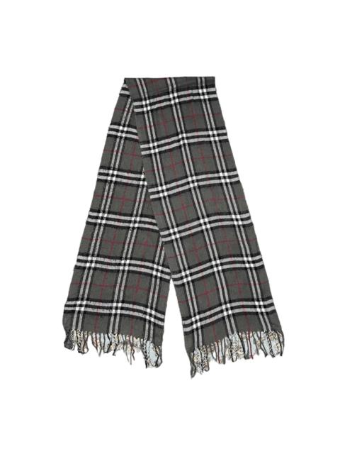Other Designers Burberry Prorsum - Vintage Burberry of London Nova Check Lambswool Scraves