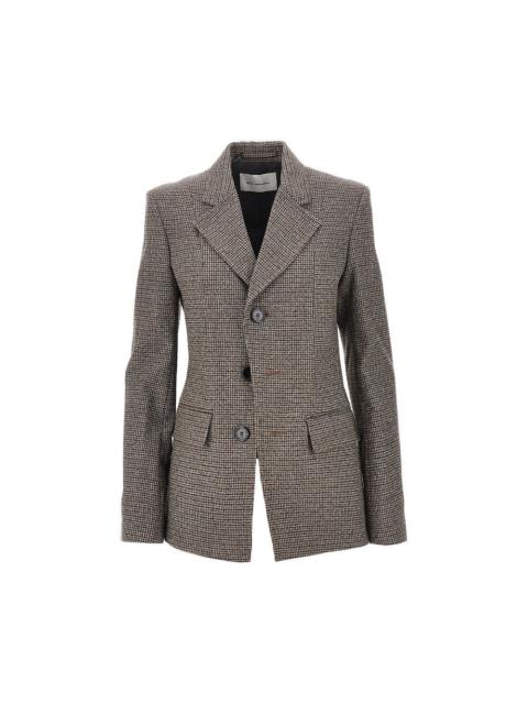 AMI Paris Ami Women Houndstooth Single-Breasted Jacket