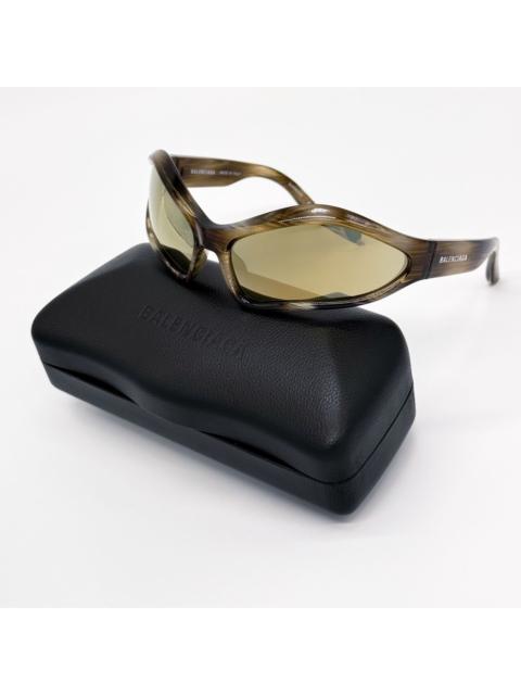 BALENCIAGA NEW BALENCIAGA BB0314S 003 SUNGLASSES HAVANA/BRONZE