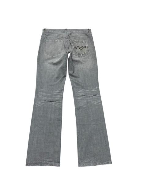 Other Designers Japanese Brand - Monsieur Nicole Denim Flare Jeans Studded