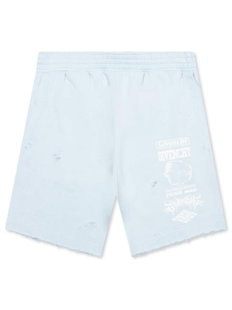 Givenchy NEW BOARD SHORTS - BABY BLUE