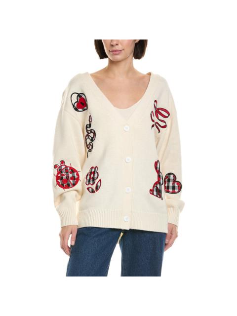 CYNTHIA ROWLEY Cynthia Rowley Wool & Cashmere-Blend Motif Cardigan