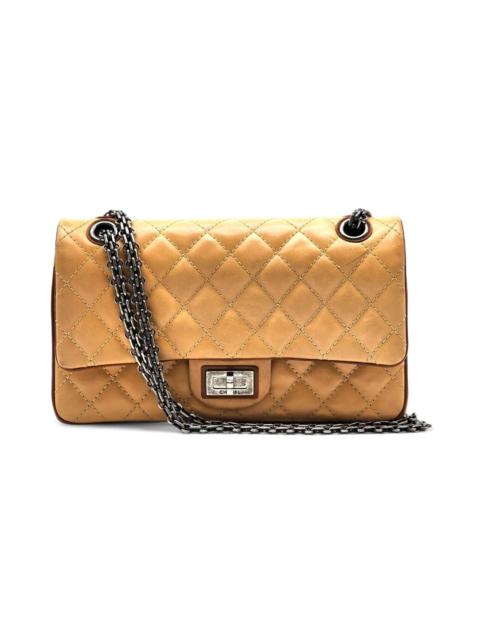 Reissue 2.55 Quilted Calfskin 225 Flap Shoulder Bag Beige