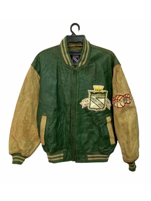 Other Designers Genuine Leather - Ashville Champion Leather Varsity Jacket