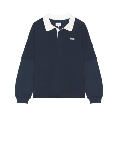 Rhude Layered Pique Polo