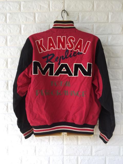 VINTAGE 80s KANSAI MAN BY KANSAI YAMAMOTO VARSITY JACKET