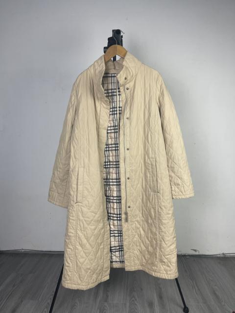 Burberry Burberry Quilted Nova Check inside Long Coat
