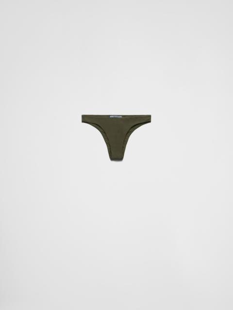 Prada Ribbed knit bikini bottom