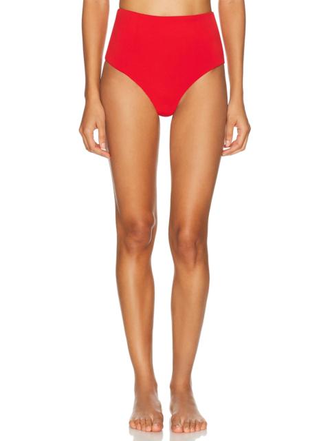 STAUD Devon High Rise Bikini Bottom