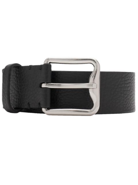 Burberry Burberry B Buckle Shield Leather Belt