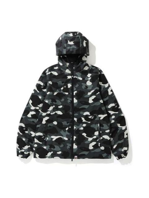 A Bathing Ape Camouflage Reflective Hooded Jacket 'Black' 1F70-141-007