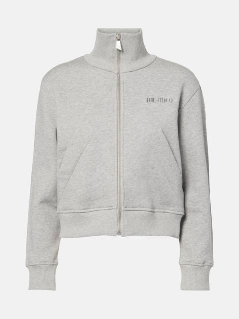 THE ATTICO Cotton fleece track jacket