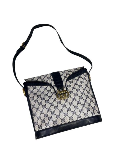 GUCCI VINTAGE GUCCI FULL MONOGRAM SHOULDER BAG